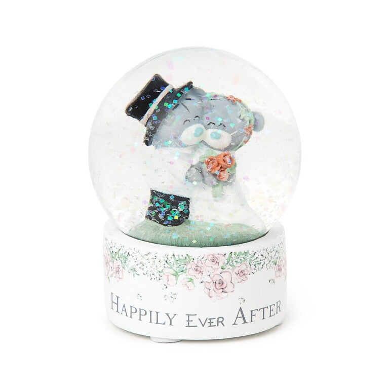 Happily Ever After Wedding Snow Globe