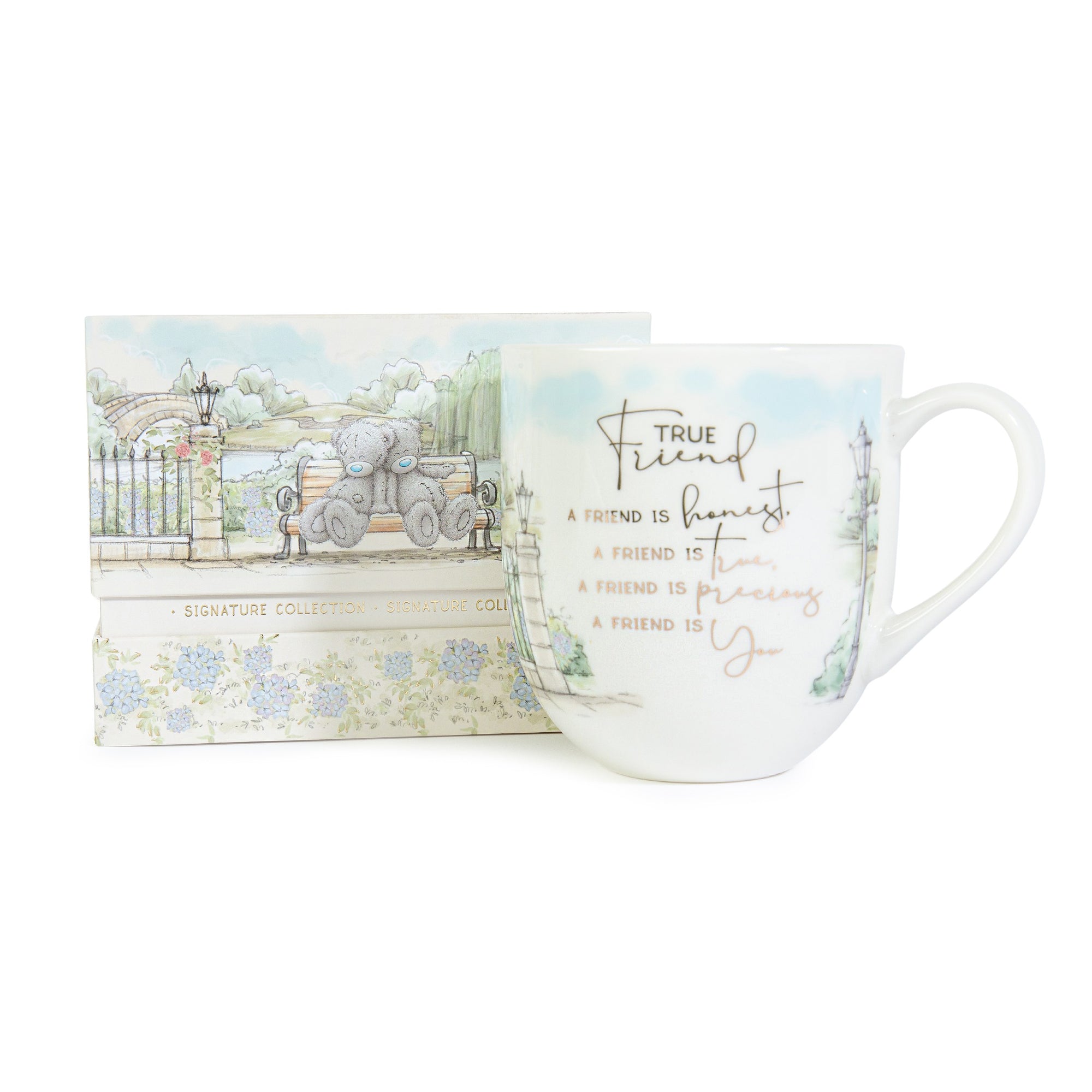 Me to You Tatty Teddy Luxury Bone China Mug For A True Friend - Presented In Satin-Lined Gift Box - Signature Collection