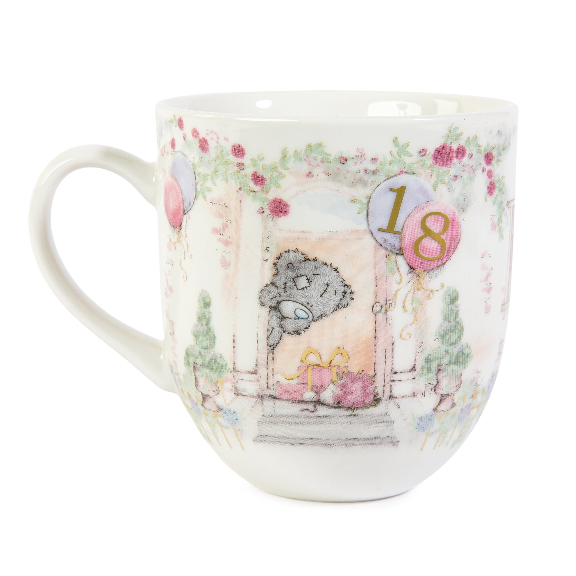 Me to You Tatty Teddy Luxury New Bone China Mug In Foil Inlaid Box 18th Birthday Gift