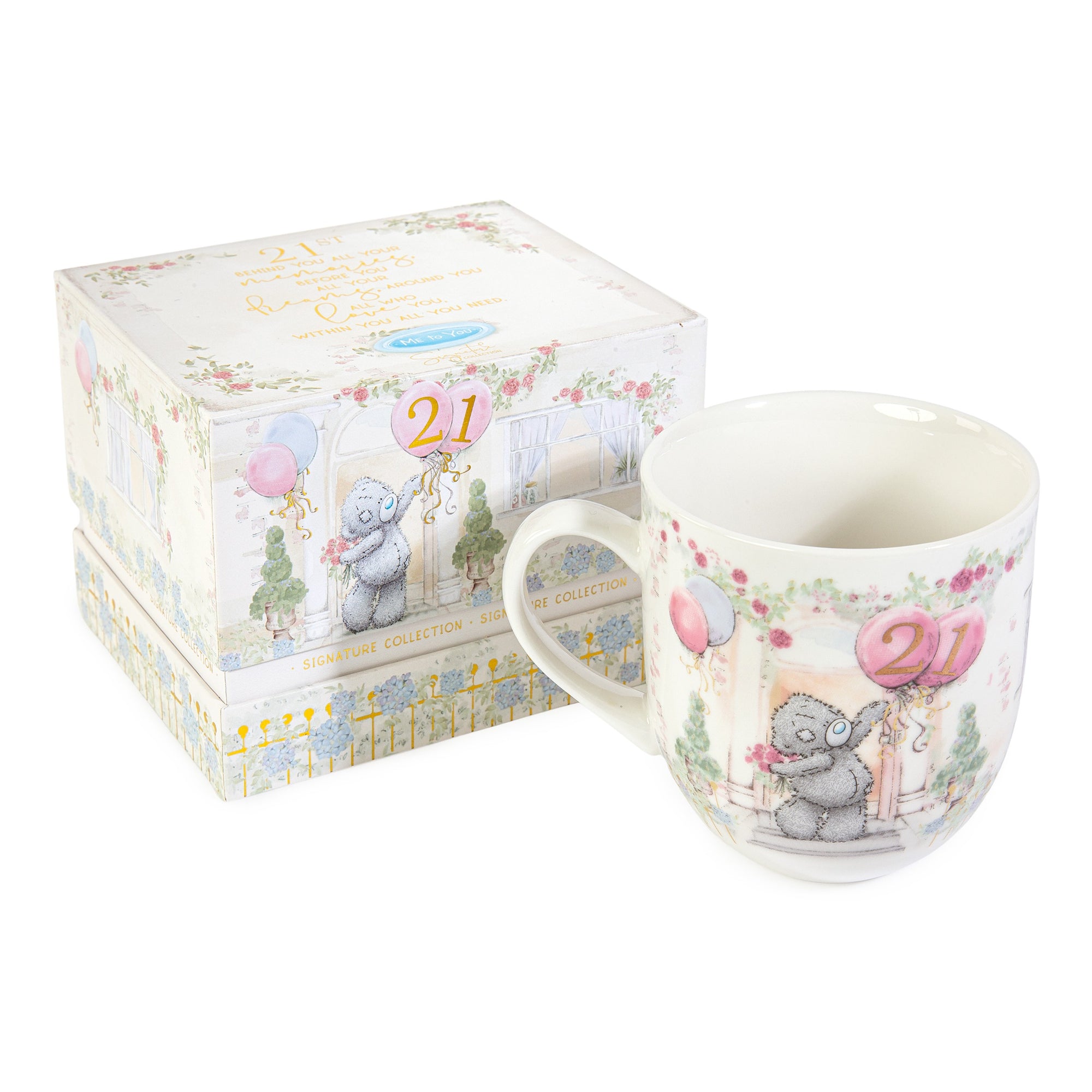 Me to You Tatty Teddy Luxury Bone China Mug In Satin-Lined Box 18th Birthday Gift