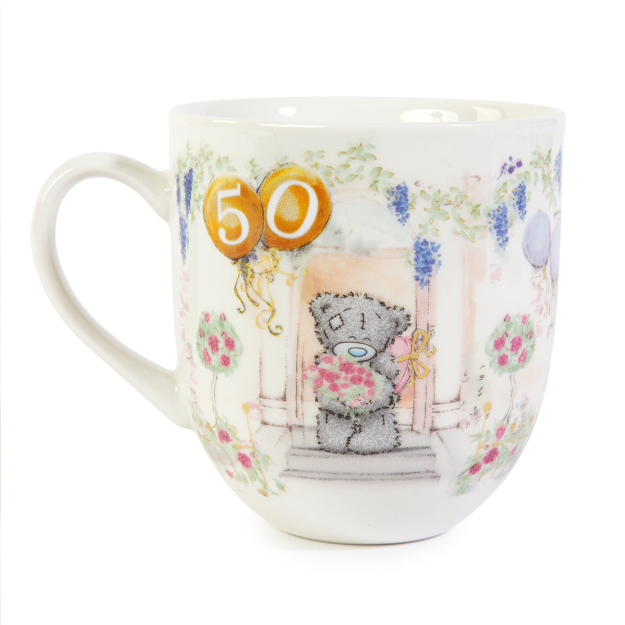 Me to You Tatty Teddy Luxury Bone China Mug In Satin-Lined Box 50th Birthday Gift