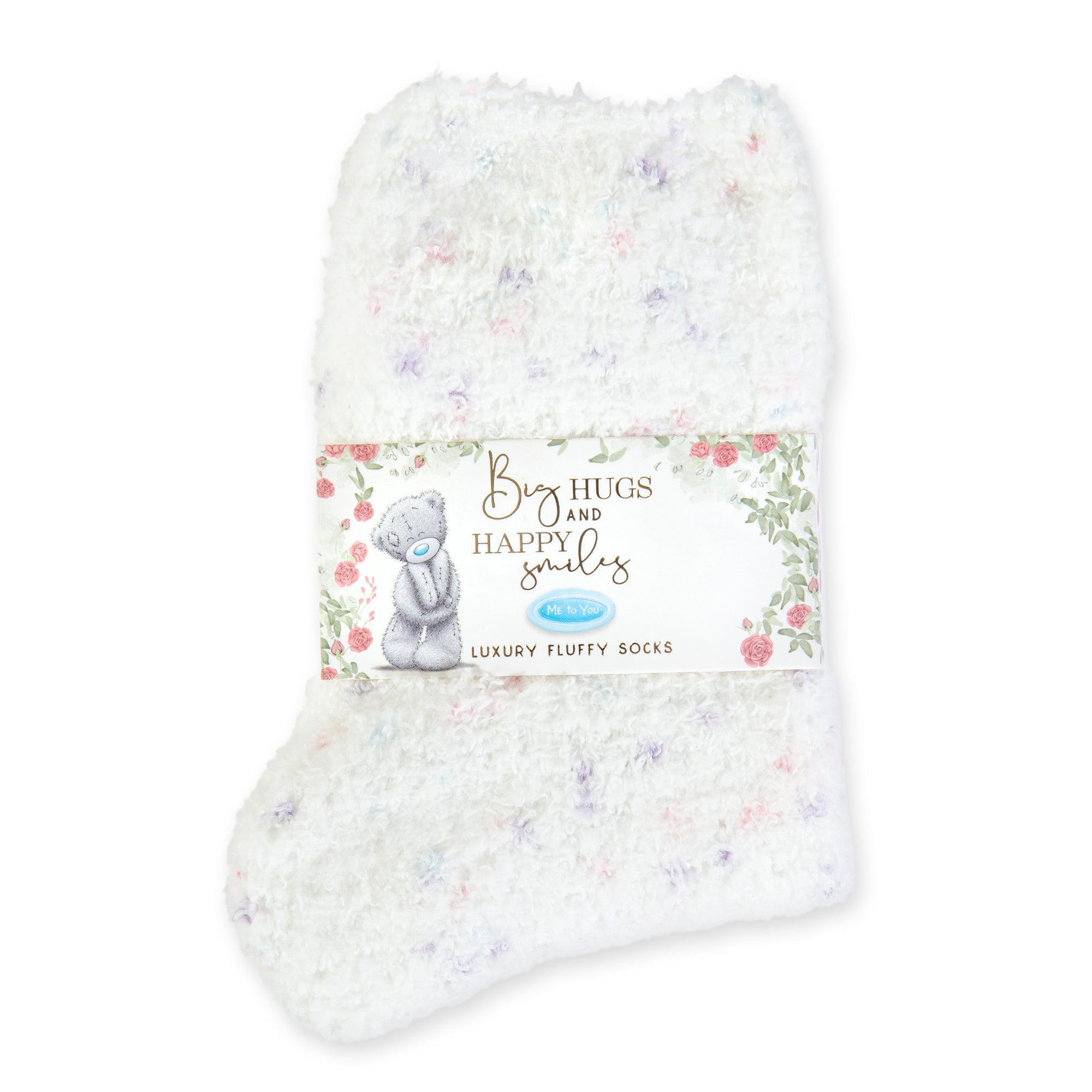 Me to You Tatty Teddy Letterbox Birthday Gift Set Includes Fluffy Socks, Wooden Plaque, Sprinkles Tealights & Pin Badge - Signature Collection
