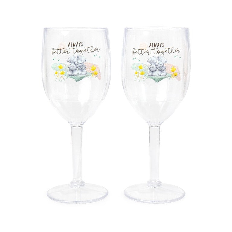 Me to You Picnic Blanket And Wine Glass Set