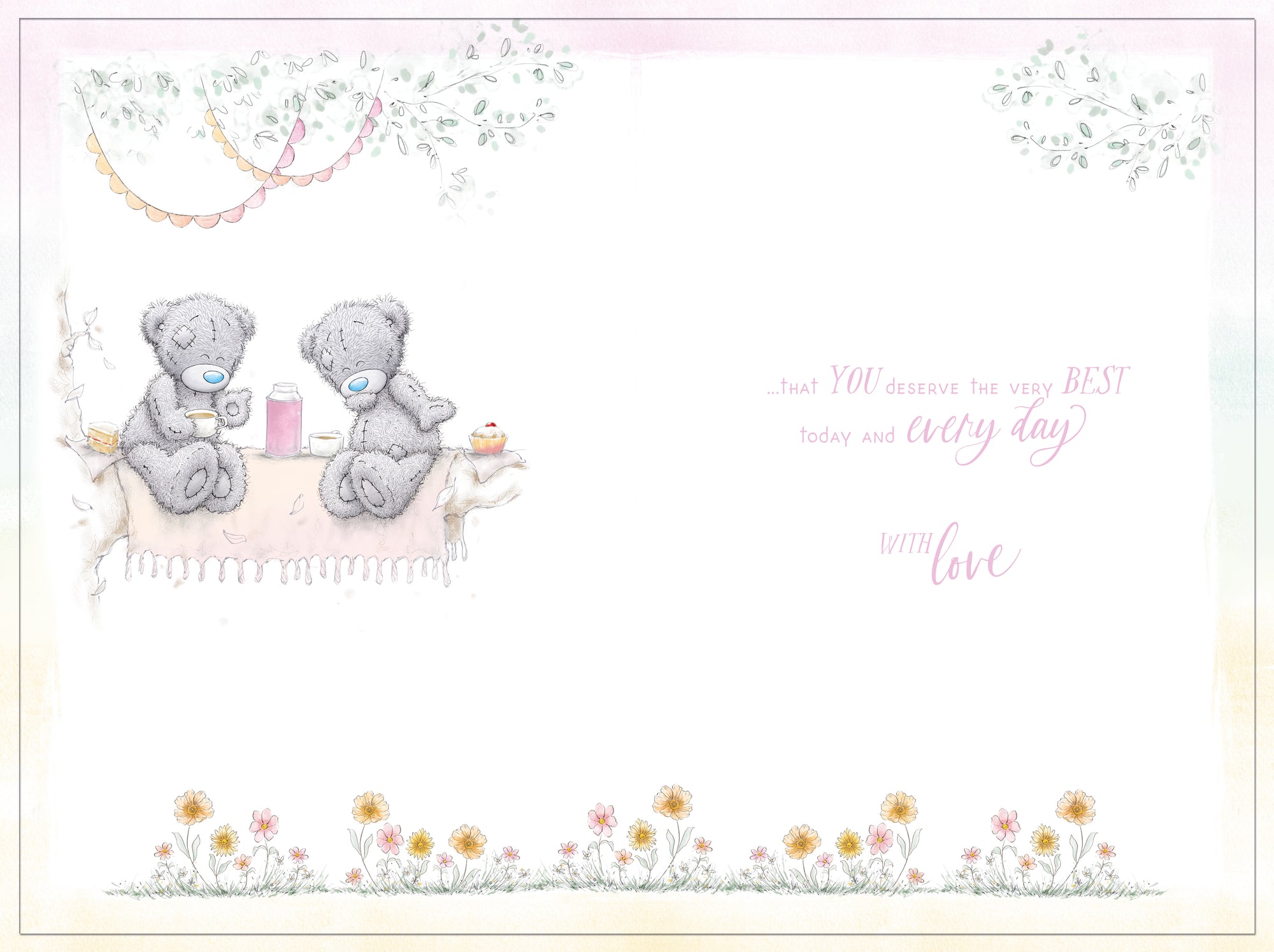 Me to You Tatty Teddy Someone Special Handmade Luxury Birthday Greeting Card 6x9ins -