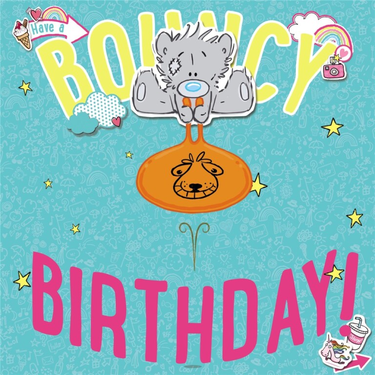 Bouncy Birthday Dinky 3D Card