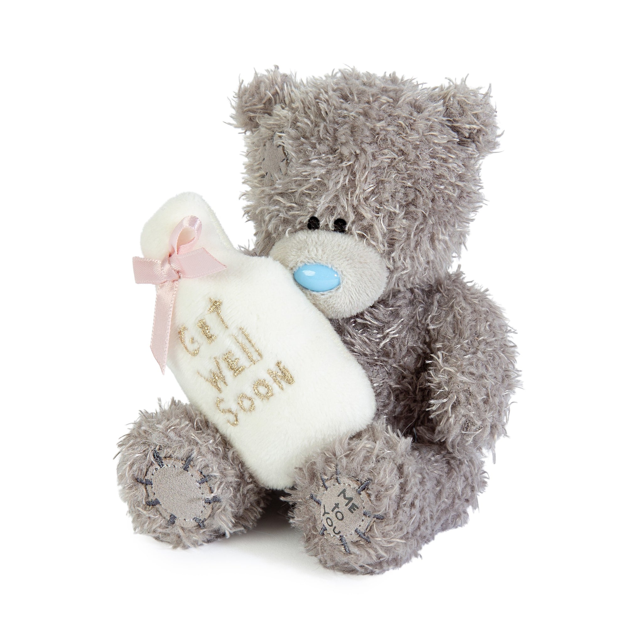 Me to You Tatty Teddy Plush 10cm-High Get Well Soon Bear Holding Novelty Hot Water Bottle