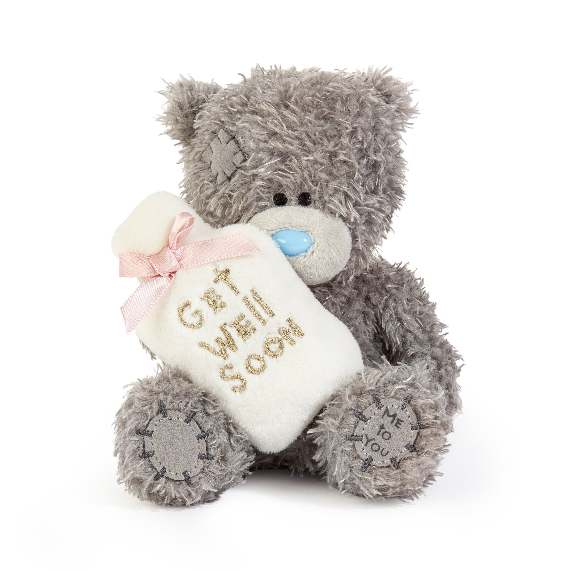 Me to You Tatty Teddy Plush 10cm-High Get Well Soon Bear Holding Novelty Hot Water Bottle