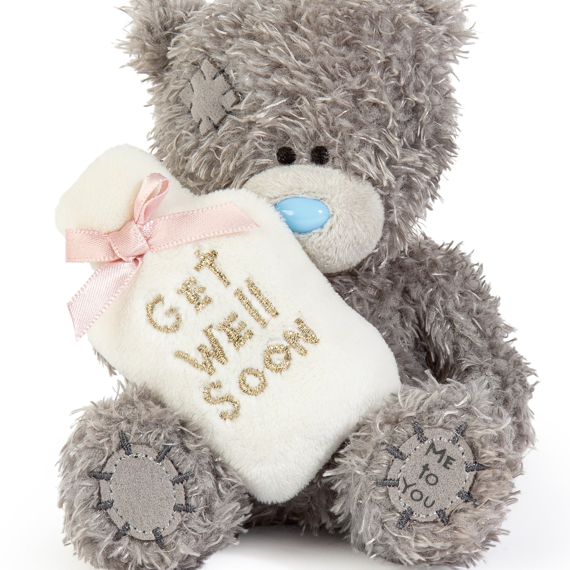 Me to You Tatty Teddy Plush 10cm-High Get Well Soon Bear Holding Novelty Hot Water Bottle