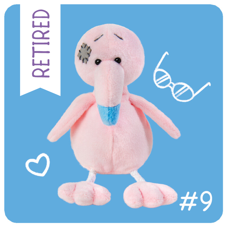 My Blue Nose Friends - Blush the Flamingo Cute Collectable Beanie