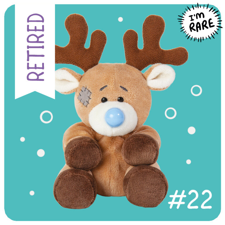 My Blue Nose Friends - Rufus the Reindeer Cute Collectable Beanie No.22
