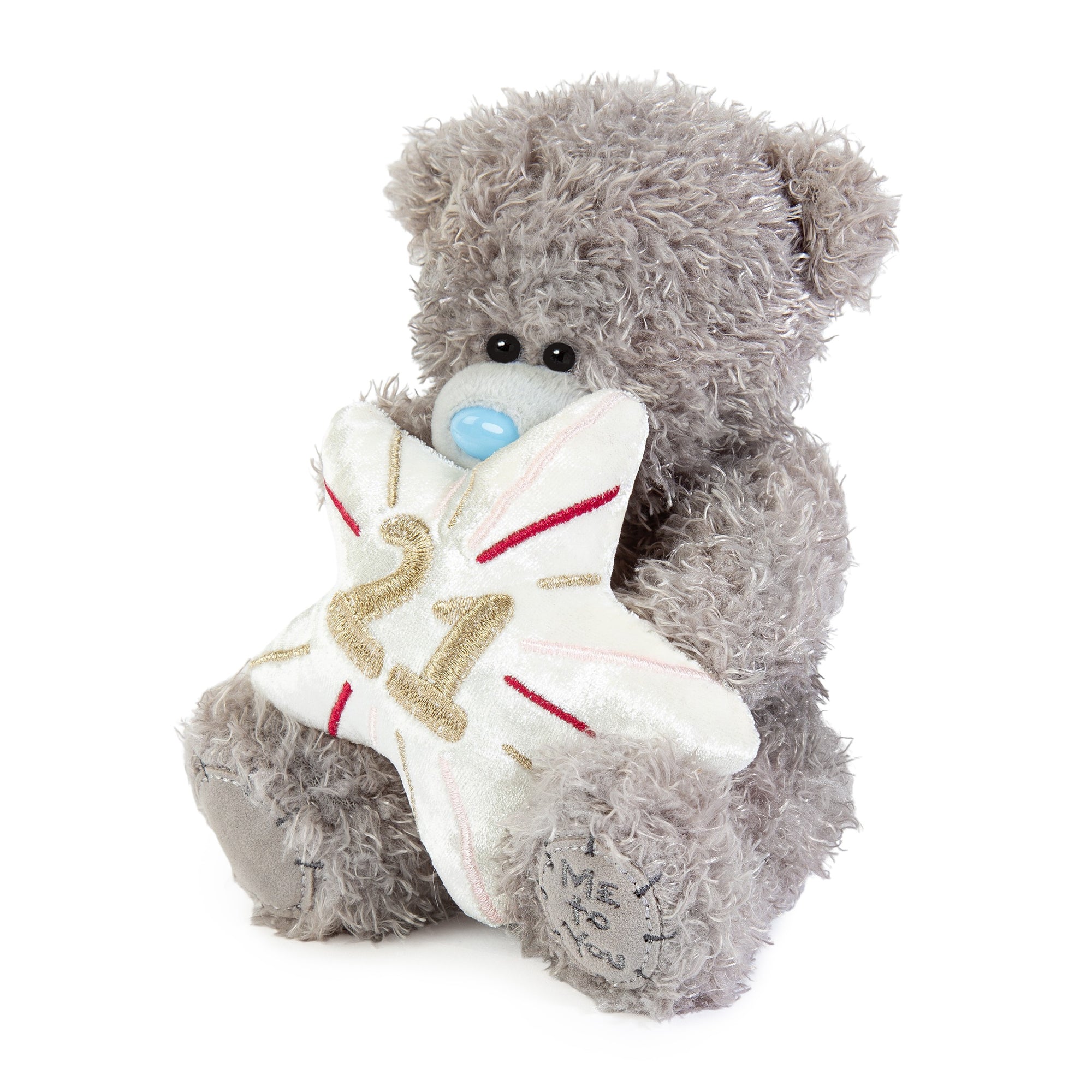 Me to You Tatty Teddy Plush 15cm-High 21st Birthday Bear On Luxury Gift Plinth - Official Collection