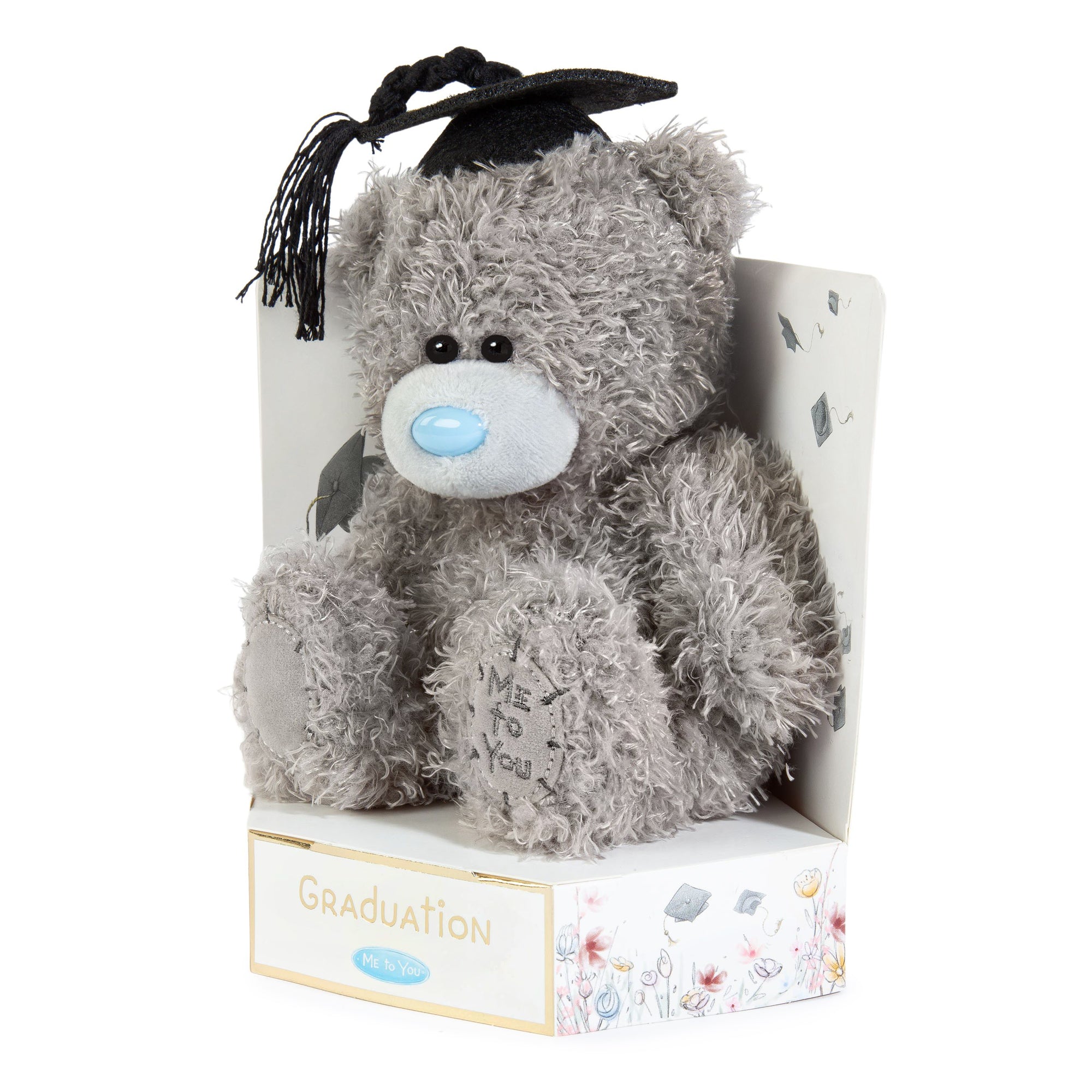 Me to You Tatty Teddy Plush 15cm-High Graduation Bear On Luxury Gift Plinth - Official Collection