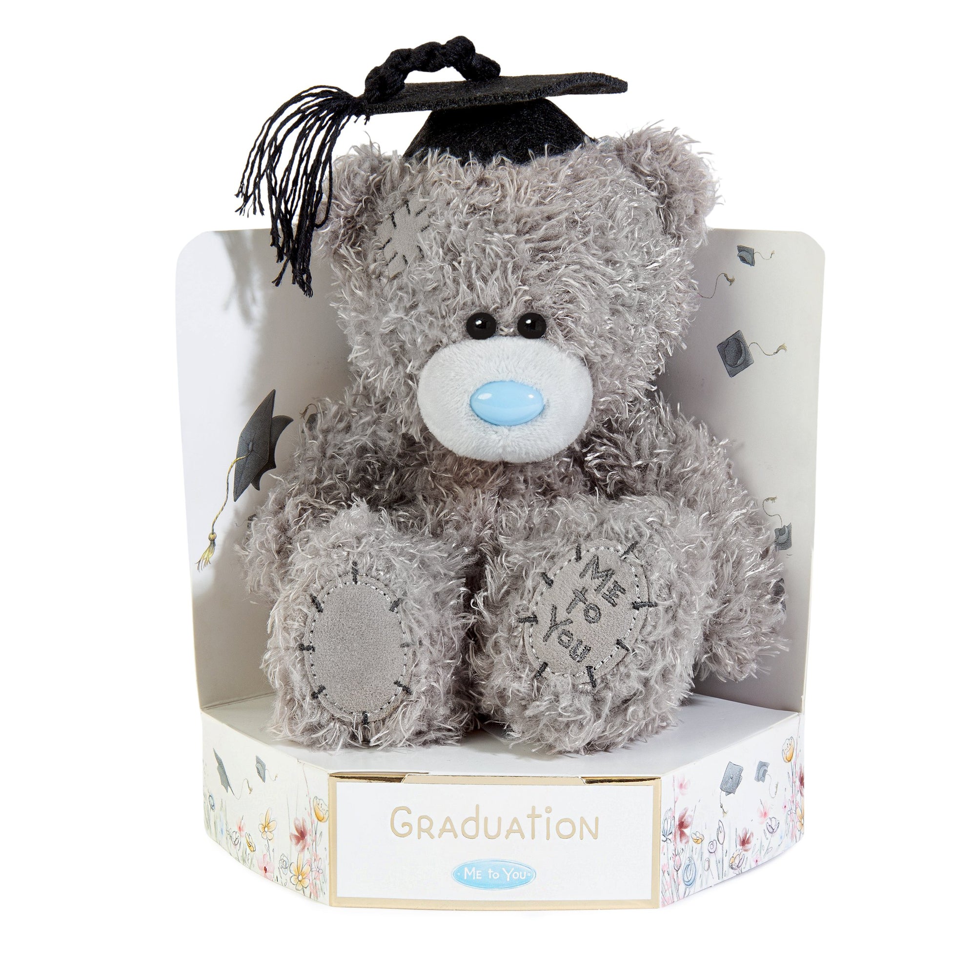 Me to You Tatty Teddy Plush 15cm-High Graduation Bear On Luxury Gift Plinth - Official Collection