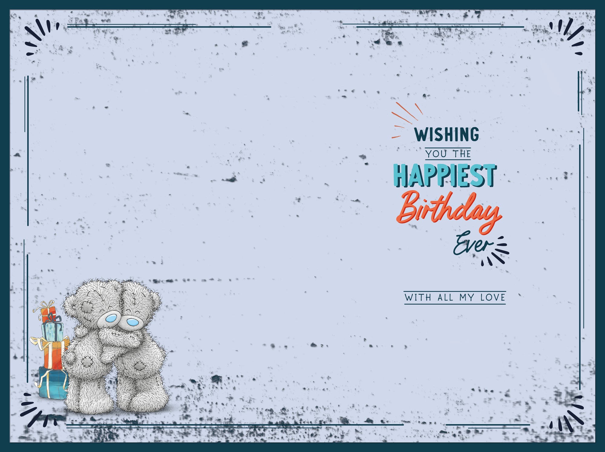 Me to You Tatty Teddy Birthday Card for Brilliant Boyfriend 6x9ins - Official Collection