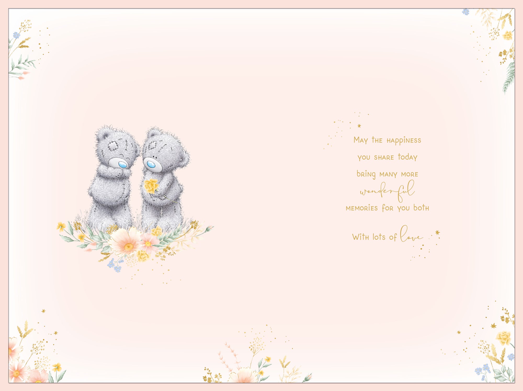 Me to You Tatty Teddy Wedding Anniversary Greeting Card To A Wonderful Mum And Dad, With Insert, 6 x 9 Inches (15 x 22 Cms) -