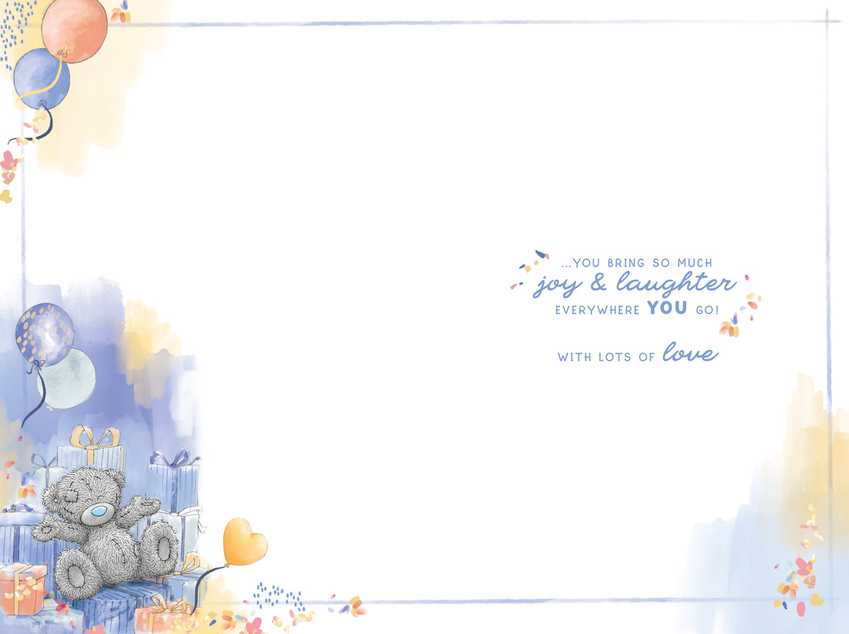 Me To You Tatty Teddy Son Balloons And Gifts Luxury Birthday Card, 6 X ...