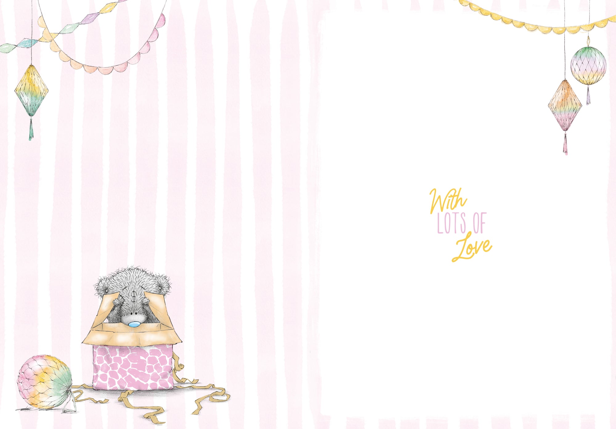 Me to You Tatty Teddy Cute Birthday Greetings Card 'To A Wonderful Godmother' - Official Collection