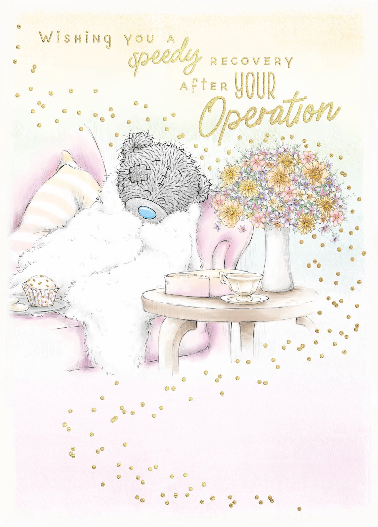 Me to You Tatty Teddy Speedy Recovery After Your Operation | Get Well Card - 5 x 7