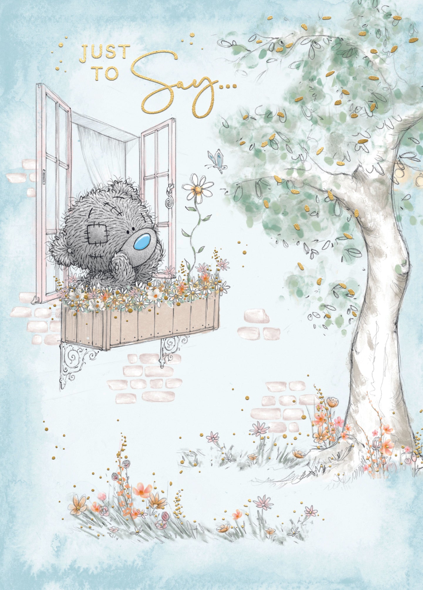 Me to You Tatty Teddy 'Just To Say' Thoughtful Greeting Card 5 x 7