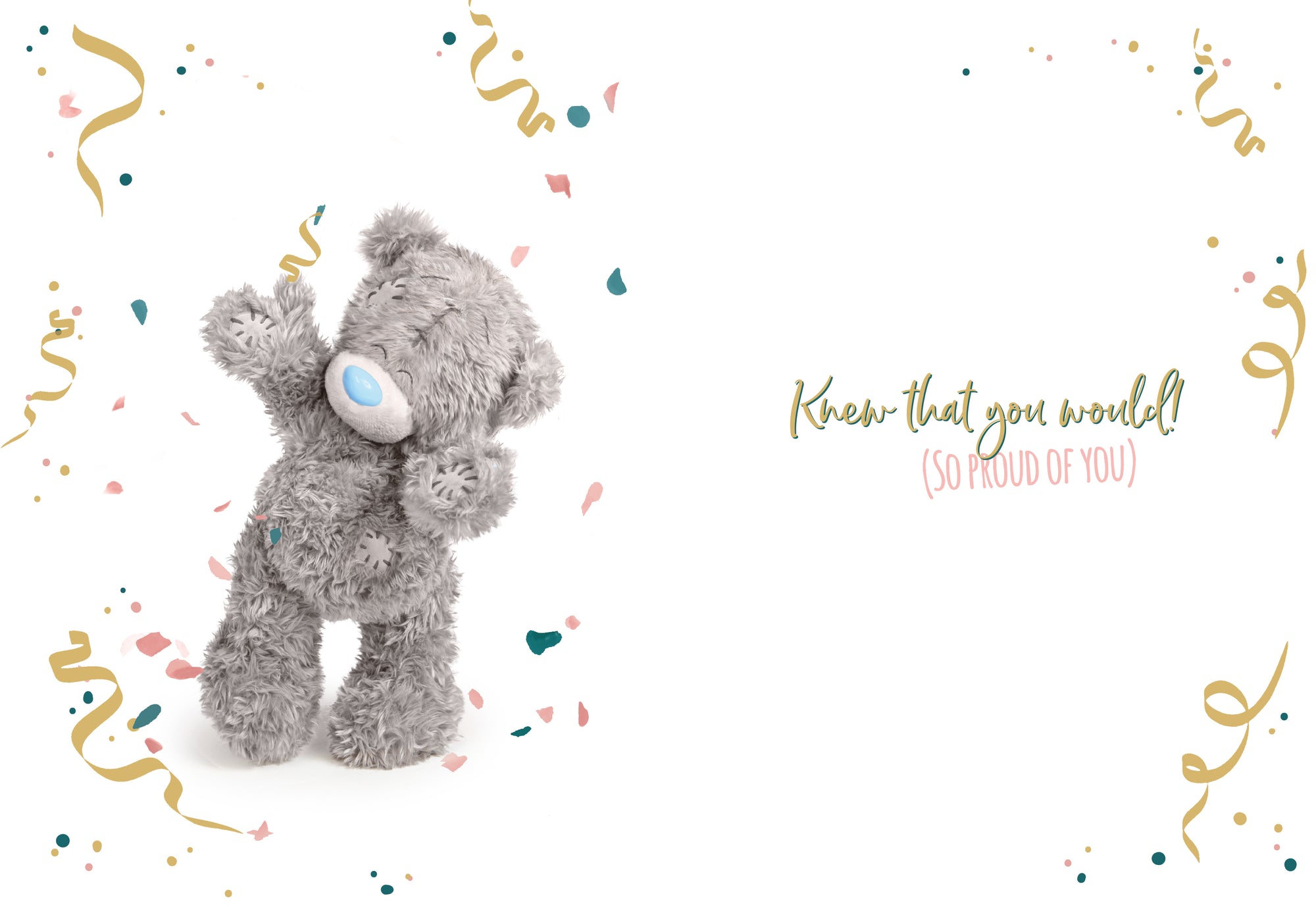 Me To You Tatty Teddy Greeting Card Congratulations You Passed! 5x7ins - Official Collection