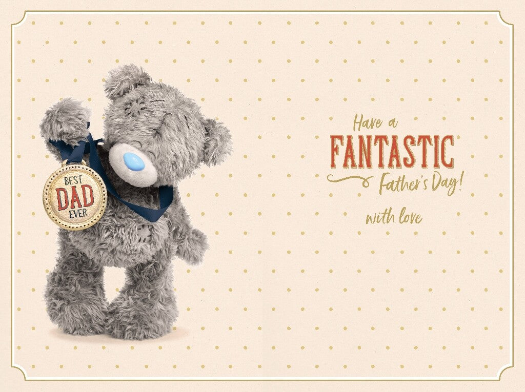 Me to You Tatty Teddy Father's Day Card 'Best at Everything' 3D Lenticular
