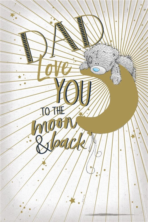 Moon & Back Dad Father's Day Card