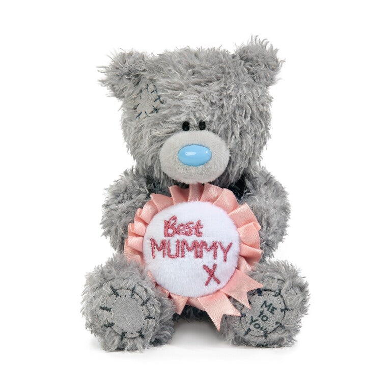Me to You Tatty Teddy Bear Holding 'Best Mummy' Rosette