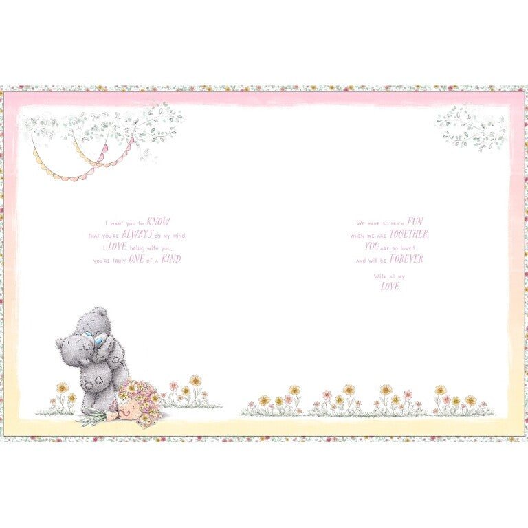 Me to You Tatty Teddy Boxed Handmade Girlfriend Birthday Card