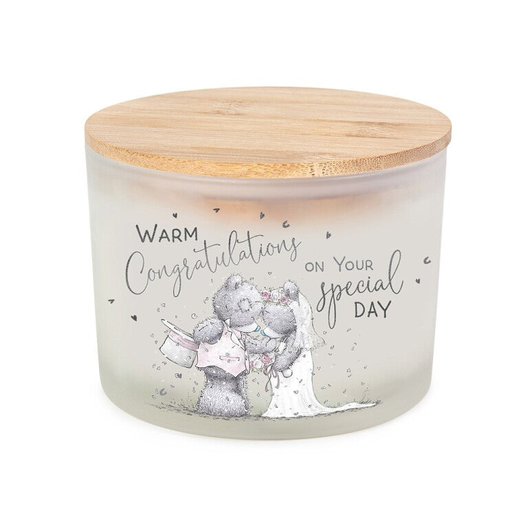 Me to You Tatty Teddy 3-Wick Congratulations Candle