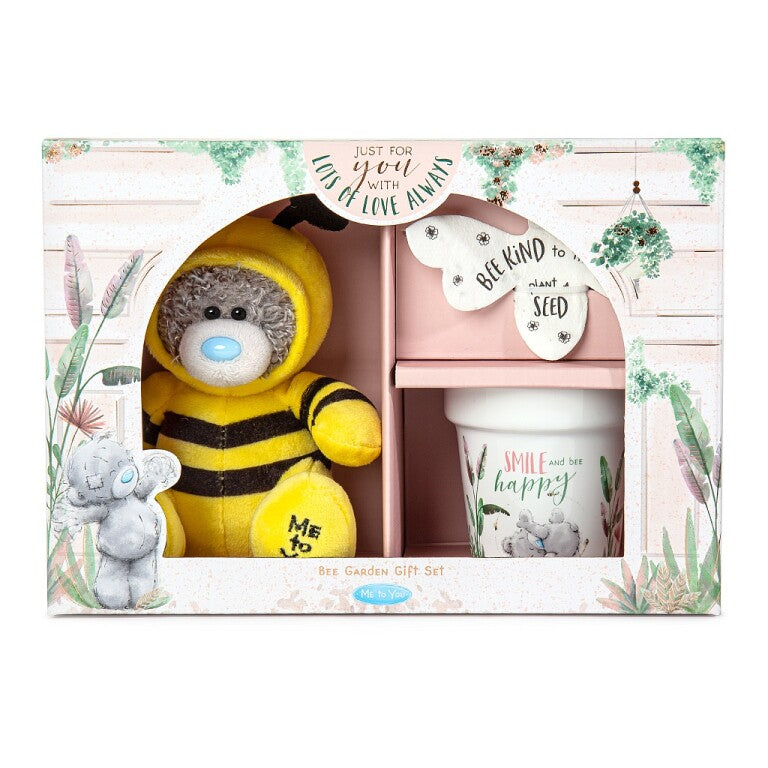 Me to You Tatty Teddy Bee Garden Gift Set with Plush Bear - Official Collection