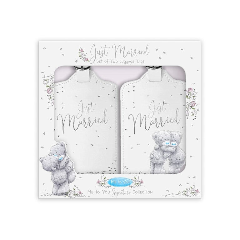 Me to You Tatty Teddy 'Just Married' Set of 2 Luggage Tags