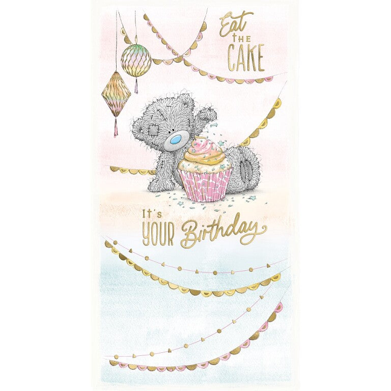Me to You Birthday Card Tatty Teddy With Cupcake