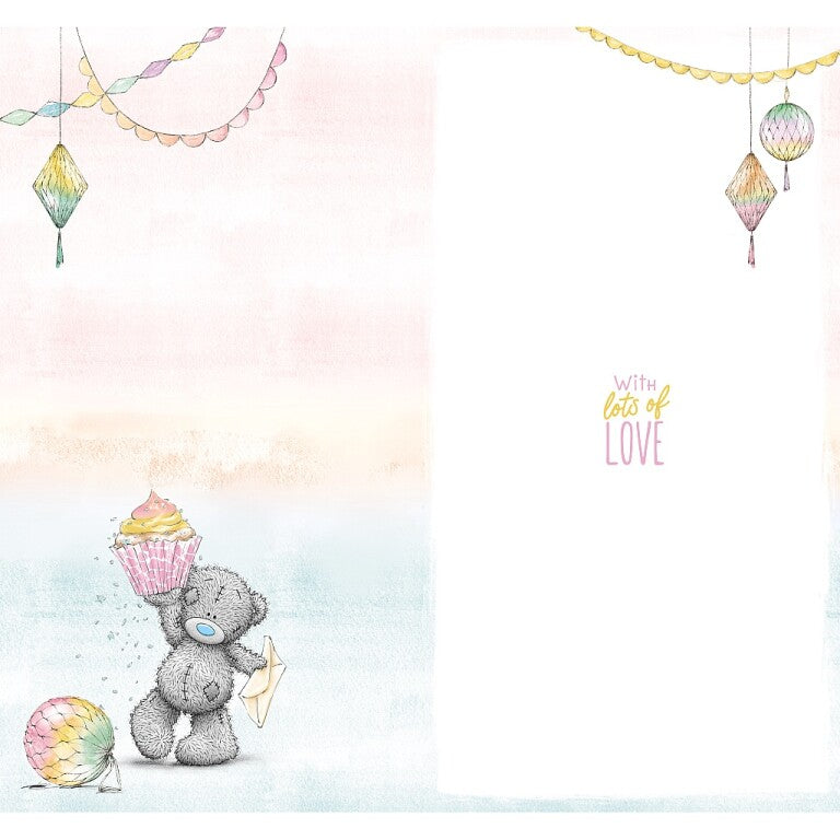 Me to You Birthday Card Tatty Teddy With Cupcake