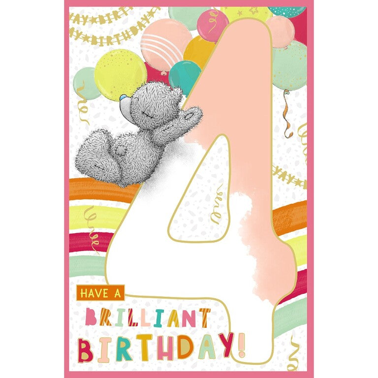 Me to You Tatty Teddy Age 7 Birthday Card, Have The Best Birthday Ever!