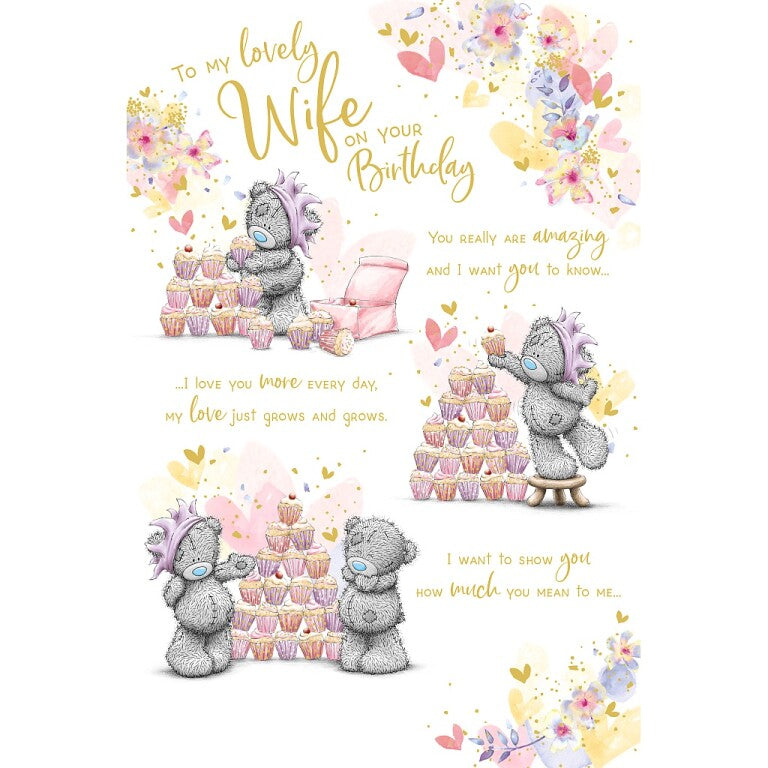 Lovely Wife On Your Birthday Card