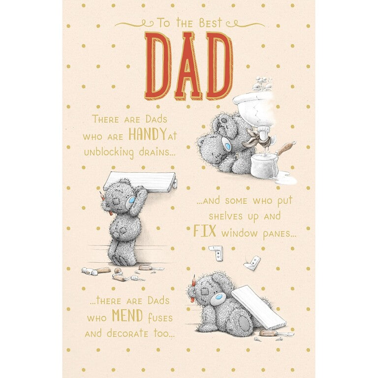 Me to You Tatty Teddy Father's Day Card 'To the Best Dad'