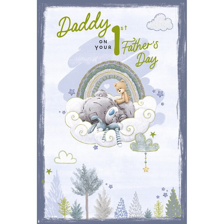 Me to You Tiny Tatty Teddy Daddy On Your First Father's Day Card 6x9