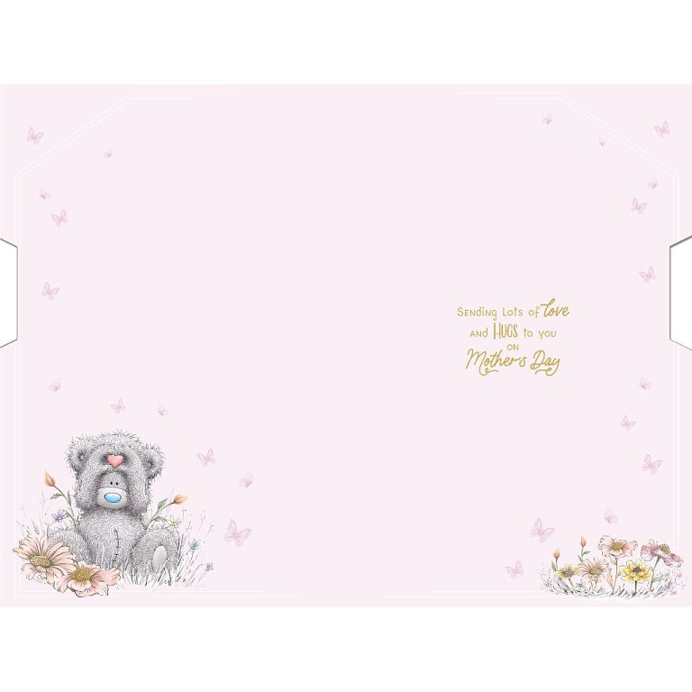 Me to You Tatty Teddy Hand Made Mother's Day Card With Spinning Wheel 6 x 9