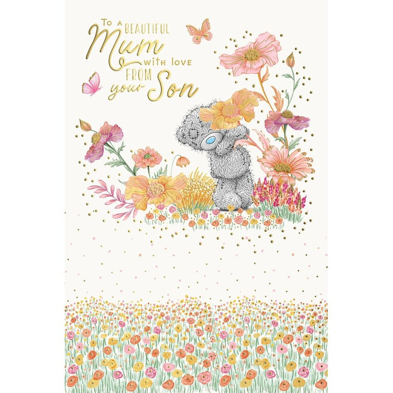 Me to You Tatty Teddy Mother's Day Card From Your Son 6 x 9