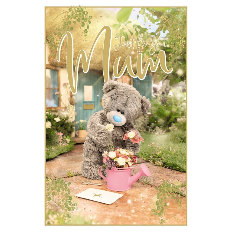 Me to You Mother's Day Card - Tatty Teddy with Watering Can, Photo Finish Design 6x9