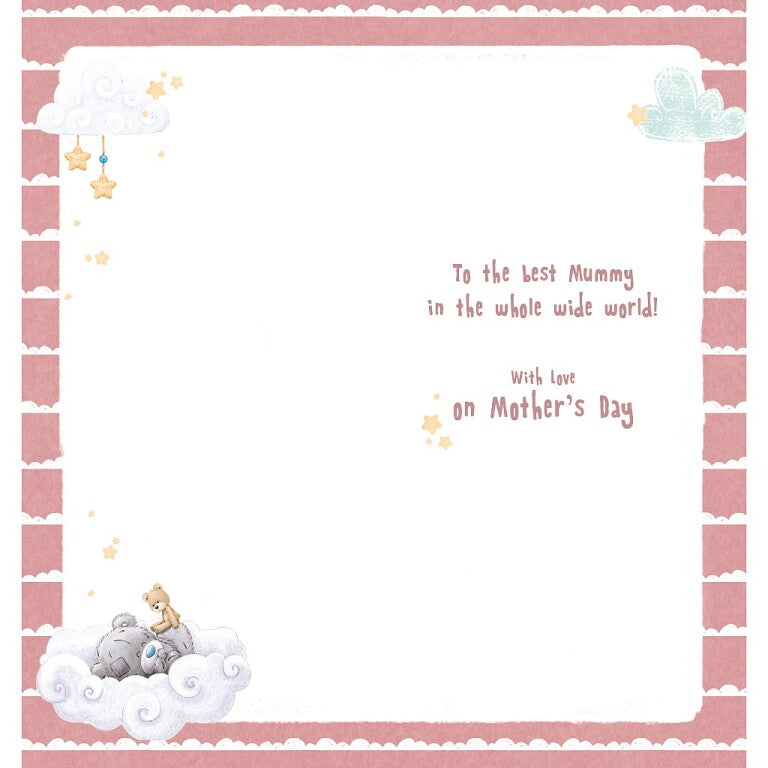 Me to You Tiny Tatty Teddy Happy Mother's Day From the Bump 4 x 8 ins Cute Mother's Day Card - Official Collection
