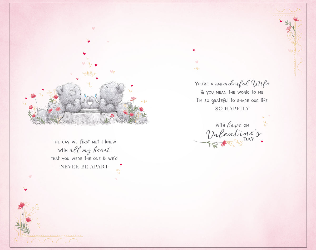 Me to You Tatty Teddy Hand Made Valentine's Day Card 'To my Beautiful ...