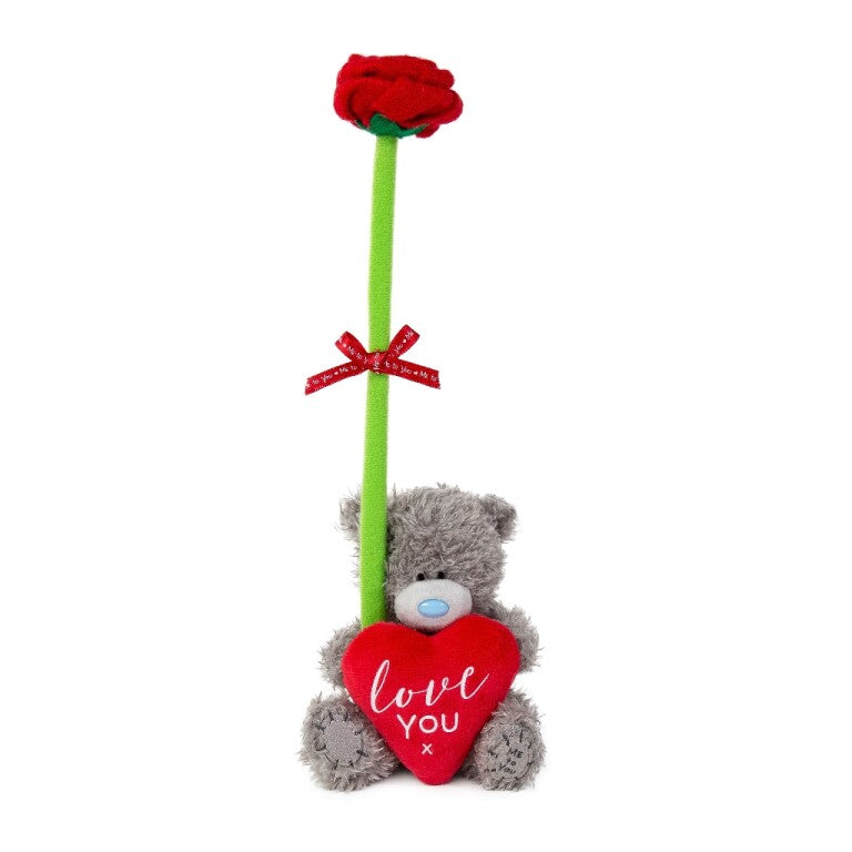 Me to You Tatty Teddy Holding Rose With Gift Box