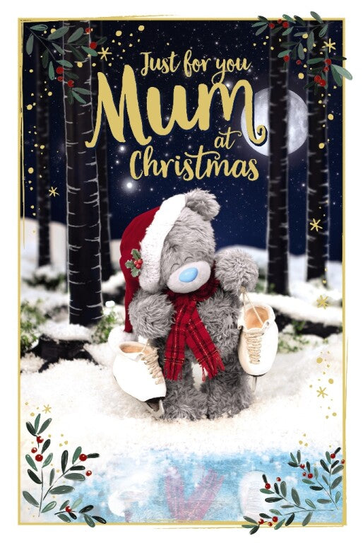 Me to You Tatty Teddy 'Just for You Mum' 3D Christmas Card