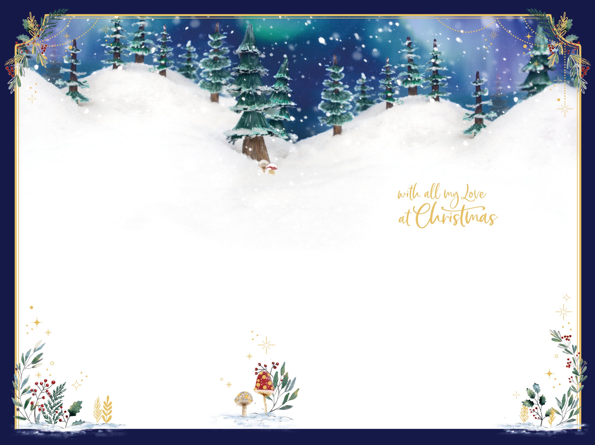 Me to You Tatty Teddy 3D Christmas Keepsake Card For Boyfriend, Tatty Teddy With Sled 6x9ins - Official Collection