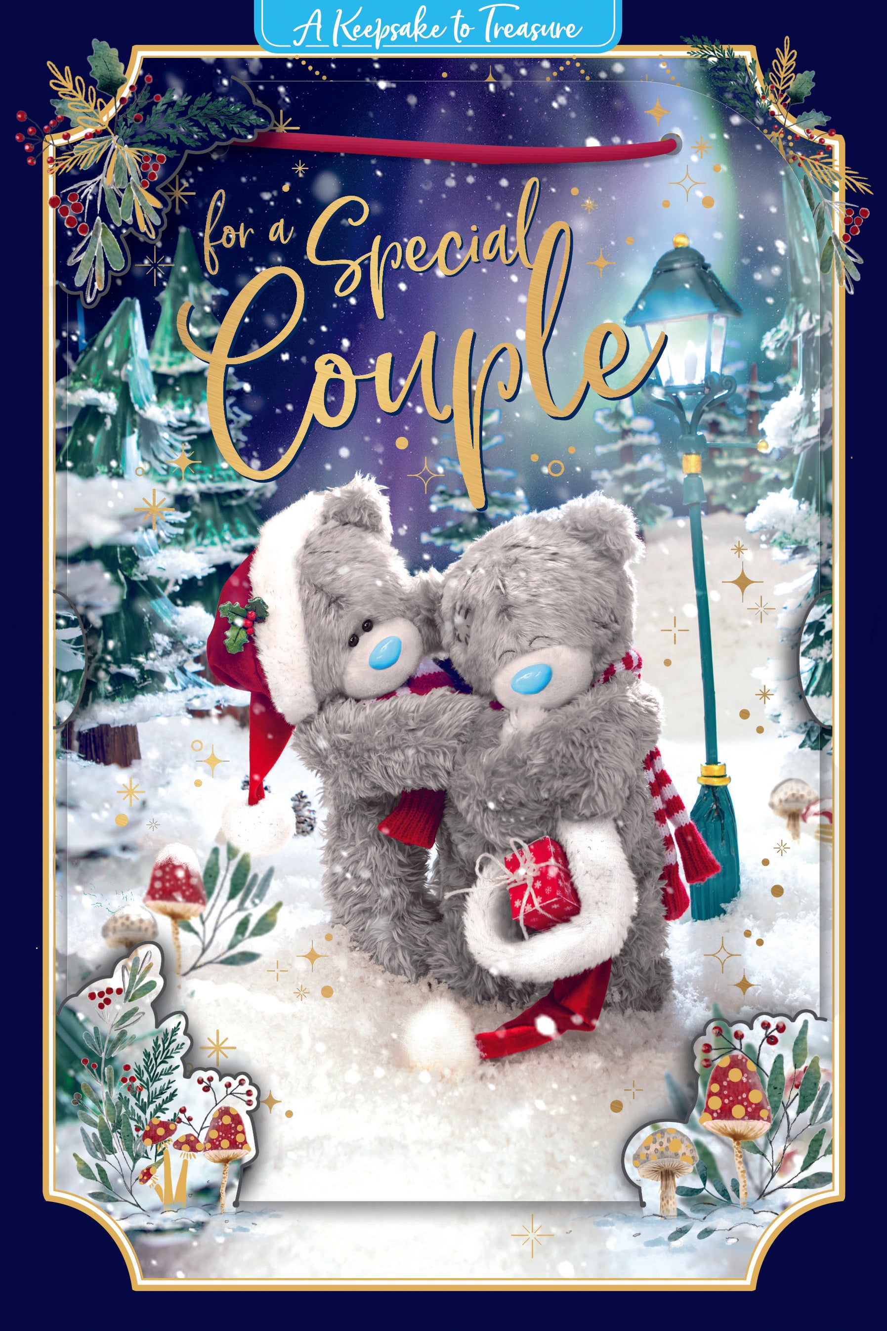 Me to You Tatty Teddy 3D Christmas Keepsake Card For A Special Couple 6x9ins - Official Collection