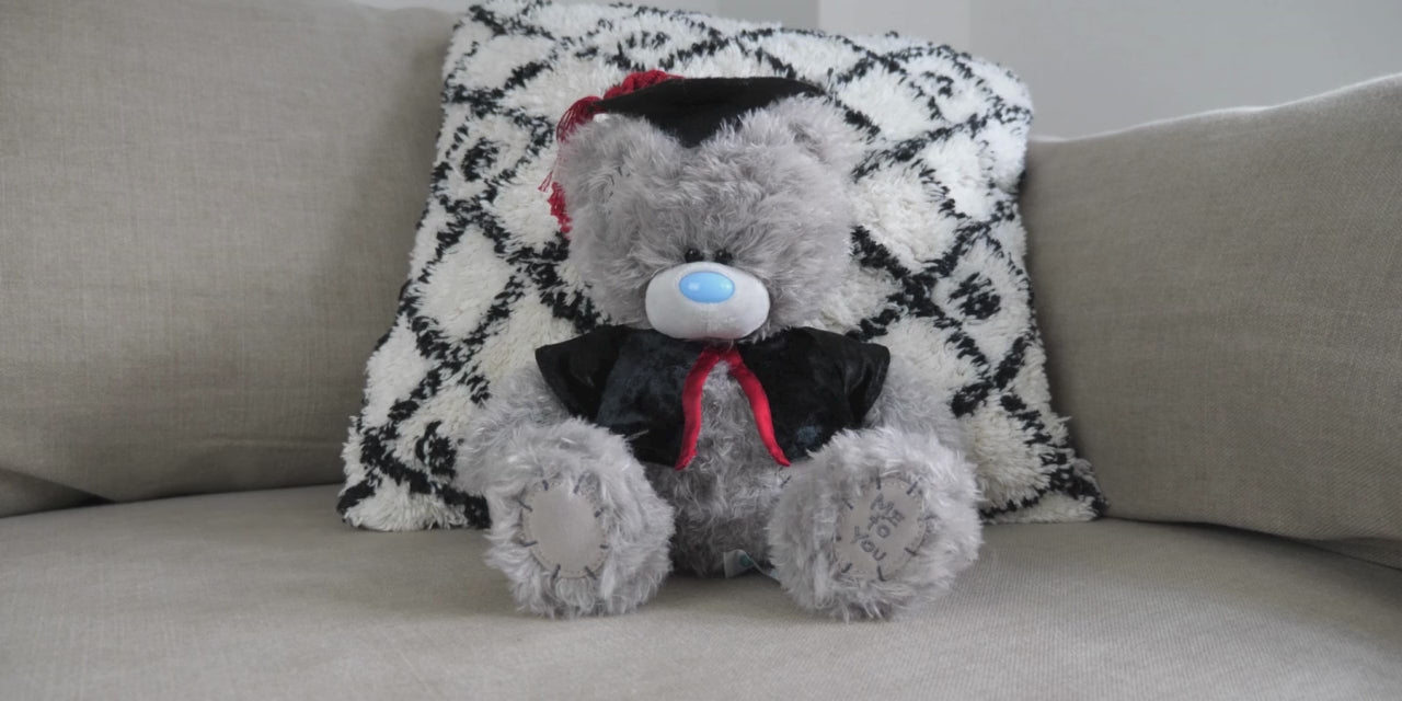 Me to You Tatty Teddy Cute Plush 19cm-High Graduation Bear Presented On Premium Gift Plinth