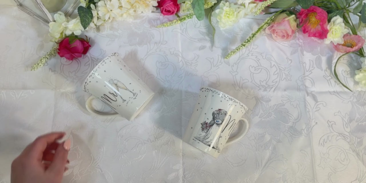Mr & Mrs Double Mug Gift Set