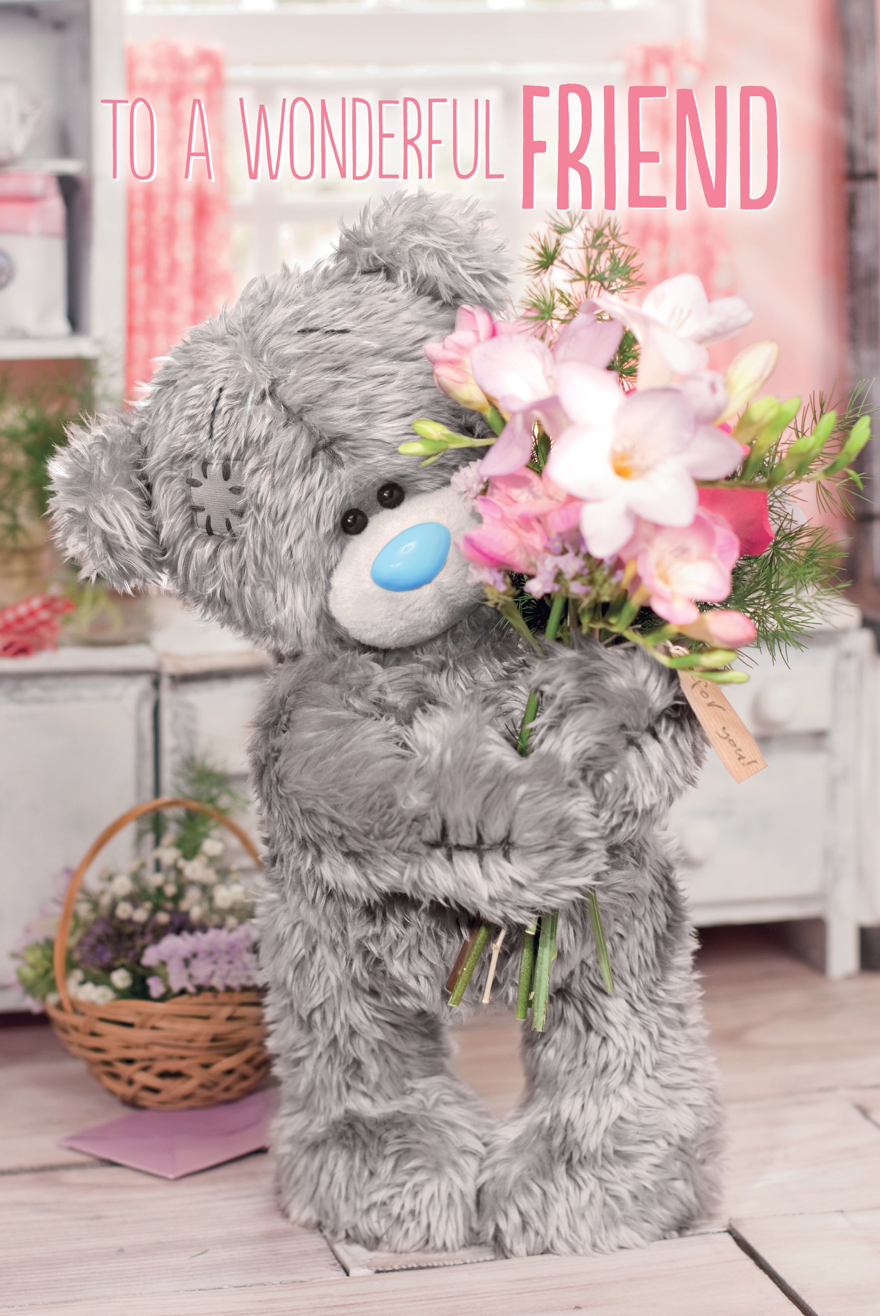 Me To You Tatty Teddy Luxury 3D Birthday Card To A Special Friend,  6 X 9 Inches - Official Collection