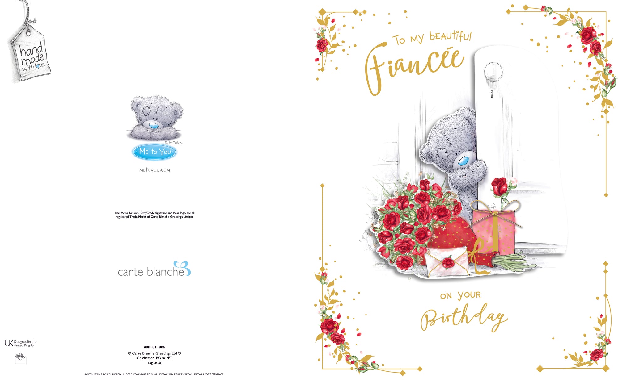 Me To You Bear To My Beautiful Fiancée On Your Birthday